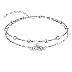 9# Claddagh Anklet