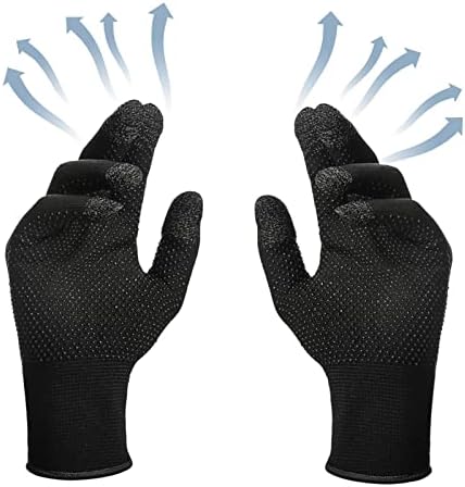 Moonyan Touch Screen Winter Gloves,Thin Thermal Gloves,Touchscreen Gloves Windproof Thermal Non-slip Gloves Black For Men Women Running Driving Cycling Climbing Hiking Skiing
