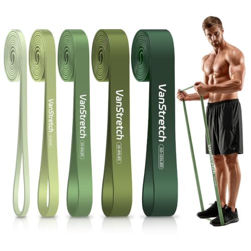 VanStretch Resistance Bands for Working Out,5-Level Elastic Exercise Bands