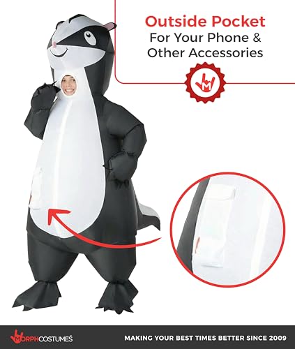 Disfraz inflable de mofeta para niños Morph miniatura 2