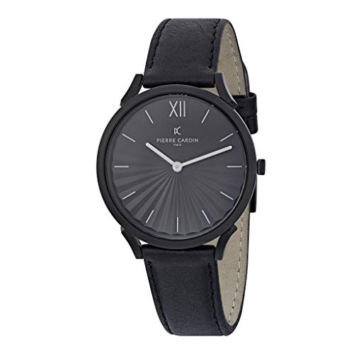 Montre Pierre Cardin Pigalle plissée pour homme et femme avec cadran relief texturé