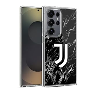 Head Case Designs Licenza Ufficiale Juventus Football Club Nero Marmoreo Custodia in Gel [Protezione di Grado Militare] Compatibile con Samsung Galaxy S25 Ultra E Compatibile con MagSafe