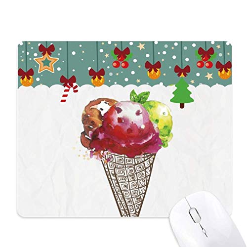 Alfombrilla de ratón de helado y acuarela ideal para oficinas modernas y hogar