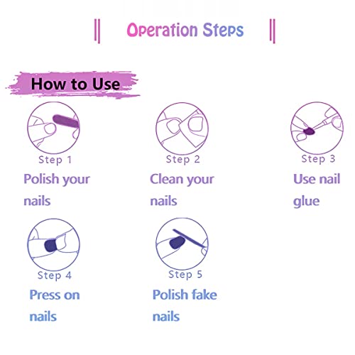 Andging White Almond Press On Nails Short Medium French Tip Fake Nails Stiletto Glue On Nails For Women With Pink Heart Design, Cute Gel False Nails Reusable Full Cover Stick On Nails For Wedding 24Pc #TOP4