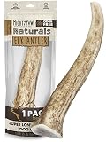 Picture of Mighty Paw Split Elk Antlers for Dogs (Sourced in The USA) | 1 Whole Medium 6"+ Long Lasting Bones for Aggressive Chewers - Naturally Shed Split Deer Antler for Dogs - Low Odor Chews (Pack of 1)