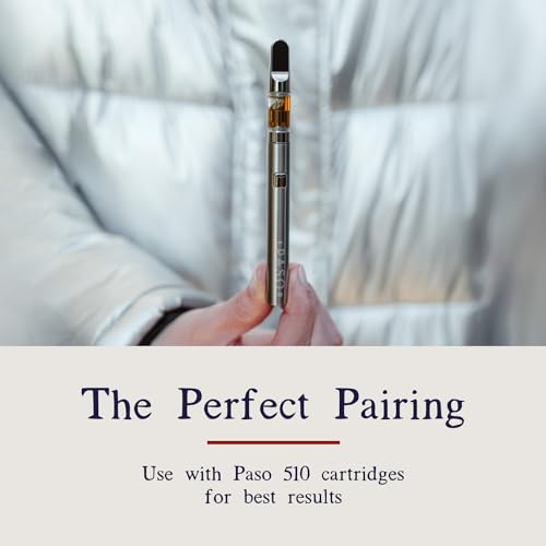 Paso – Premium Vape Pen with Rechargeable Battery | 510 Thread Device | Suitable for E-Liquids & Thick Oils | Includes Battery Charger | Does NOT contain Nicotine or Eliquid - Image 6
