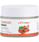 CKTUING Turmeric Face Cream, 1.67 oz | Turmeric deep cleansing facial cream, daily non-sticky fac...