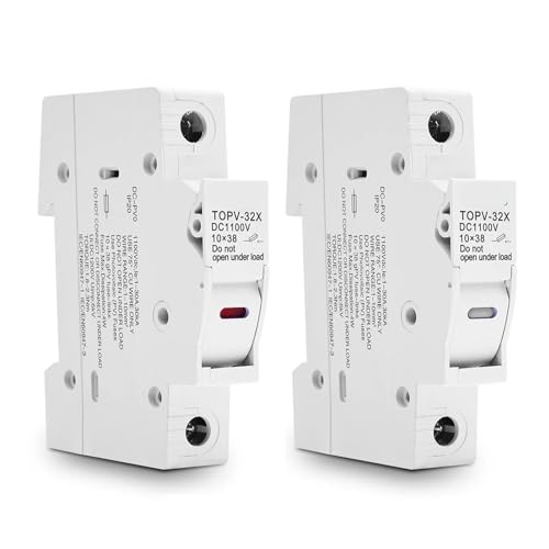 Porte-fusible PV 4P avec LED pour la maintenance des installations CC