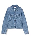 milo coats kurzmantel aus wollmischung mit kapuze  Tommy Hilfiger Damen Jacket Milo Jacke, Blau (Denim Aa), 75 (Herstellergröße: 34)