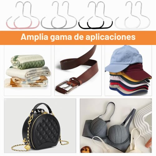 Miniatura 7 de 8 Piezas Perchas De Metal Para Sombreros, 14 15 Cm Perchas De Anillos Abiertos, Genérico Closet Hat Hanger, Percha De Sombrero De Béisbol Para Bufandas Corbatas Cinturones Bolsos 4 Colores