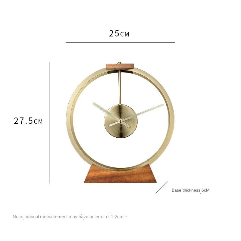 Reloj de Escritorio Minimalista de Madera: Ideas de Regalo Creativo 3