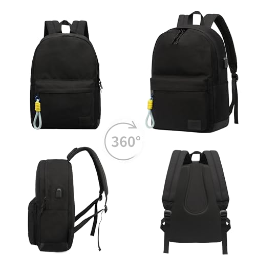 Image of SUPACOOL Casual Laptop Backpack for Men and Women, Backpack for College, USB Charging Port, Lightweight Pack Back