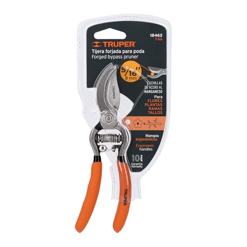 Tijeras de podar Truper 6 pulgadas acero inoxidable miniatura 4