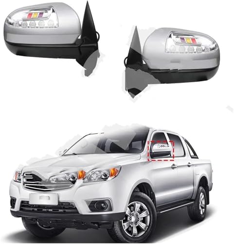 Rétroviseur extérieur avec clignotant pour JAC T6 Pickup 2015-2020 côté gauche