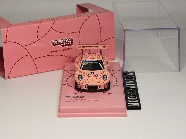 SW  City Girls 0 北米限定版+カード094 新品未開封 △超希少！Tarmac Works 1/64 ミニカー 911 GT3 R (991) Pink Pig #991 △