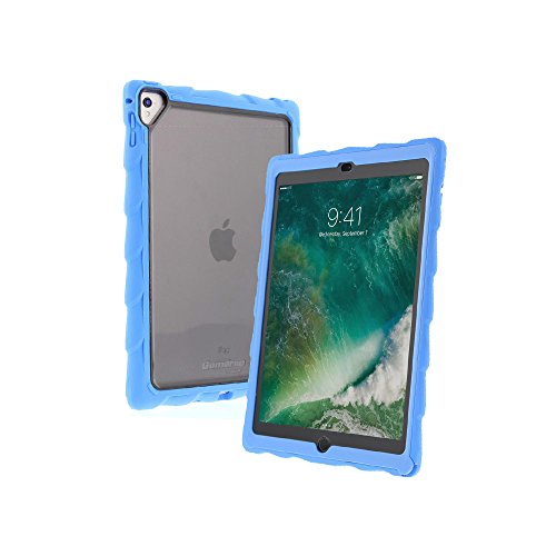 Gumdrop Cases DropTech Clear for Apple iPad Pro 9.7 (2016) A1673, A1674, A1675 and iPad Air 2 (Late 2014) A1566, A1567 Shock Absorbing Rugged Case, Light Blue