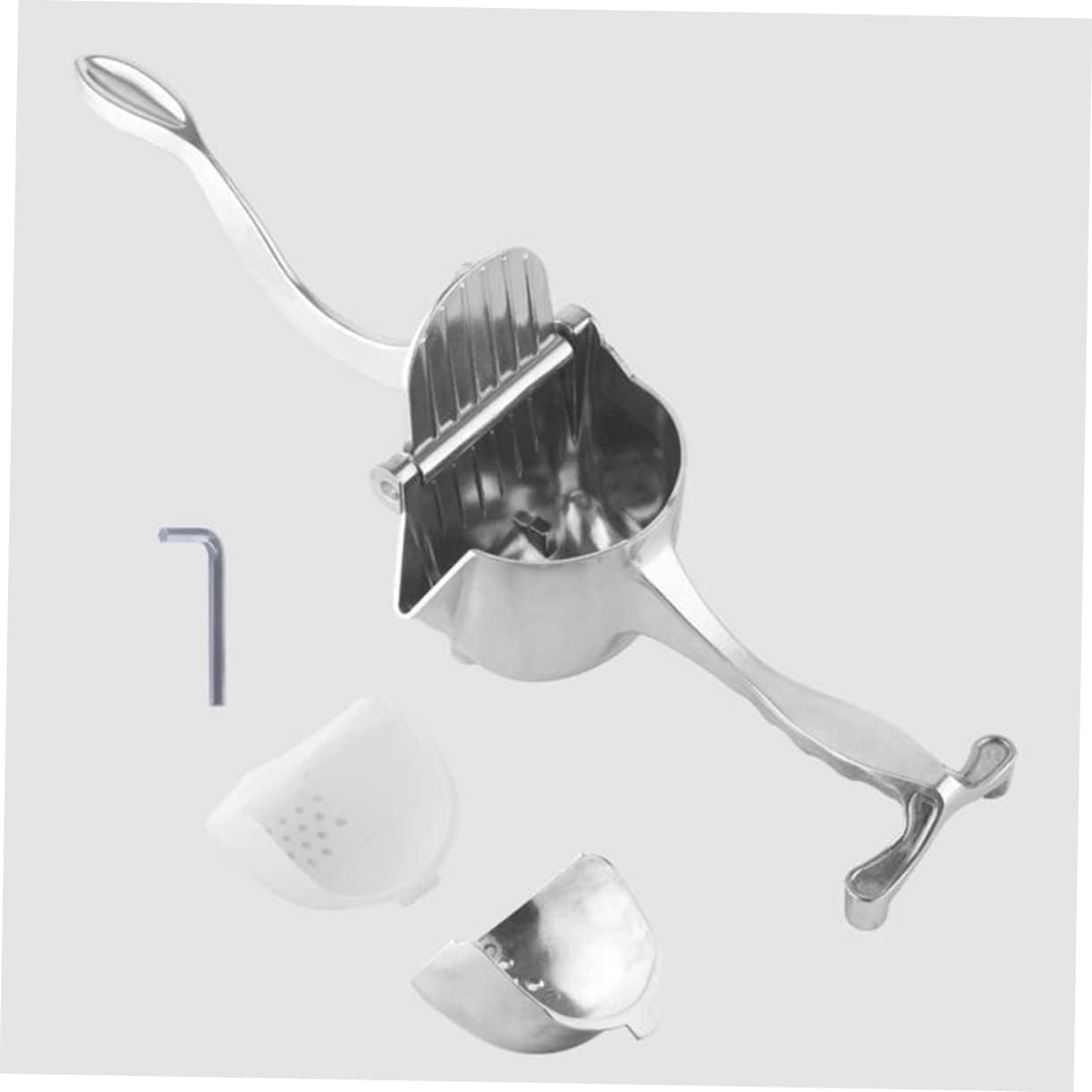 SECFOU Mini Handheld Citrus Juicer Aluminum Alloy Manual Squeezer for Extraction Lightweight Design for Home Kitchen Use for Oranges Lemons and Grapefruits