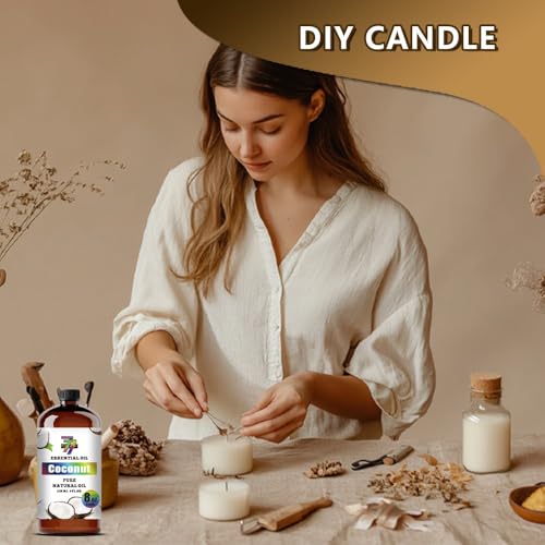 Image of Coconut Essential Oil for Massage Diffuser Humidifier 8 fl oz