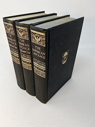 The American Language: An Inquiry Into the Deve... [Unknown] B00B7DEZDM Book Cover