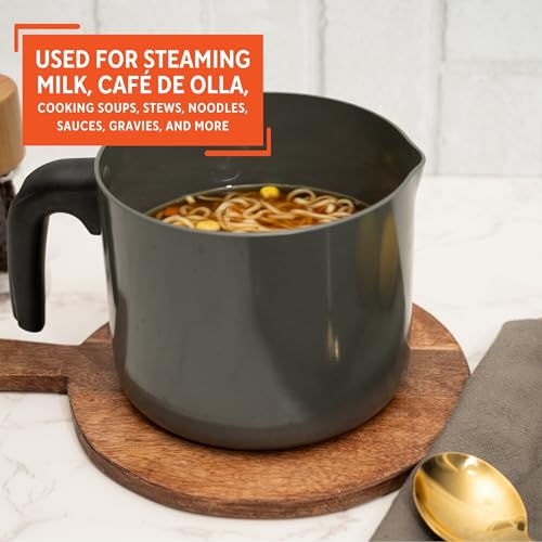 IMUSA 1.8 Qt Chef Cera Aluminum Ceramic Mug, Gray by Imusa - Used condition - Image 6