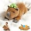 Capybara With Turtle Weighted Teddy