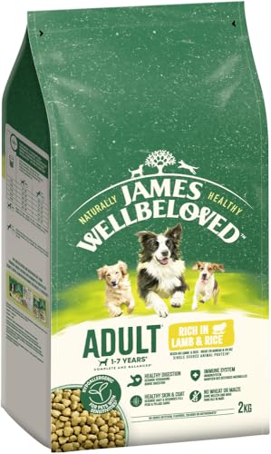 James WELLBELOVED 2kg Hund Trockenfutter Lamm & Reis