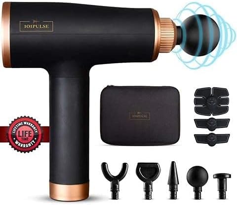 Deep Tissue Massage Gun | Massage Gun for Athletes , Percussion Muscle Massager, Powerful Muscle Gun ,13.5 mm Amplitude 4000 Percussions, Fascia Massager , Neck Back Massager 8H Working time (ProX)