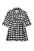 Marques' Almeida Rent the Runway Pre-Loved Gingham Bralett Shirt, Black, Medium