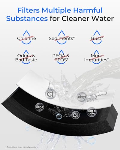 Image of Waterdrop Refrigerator Water Filter, Replacement for Samsung HAF-CIN /EXP, DA29-00020B, RF263BEAESR, RF263TEAESG, RF4287HARS, Reduce Chlorine, bad Taste and Odor