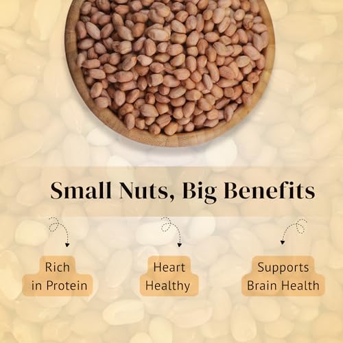 Image of DE SWATI MART Mungfali Dana 250g | Raw Peanuts for Cooking & Snacking | Protein Rich Fresh Groundnuts | Natural Quality Peanuts for Daily Use