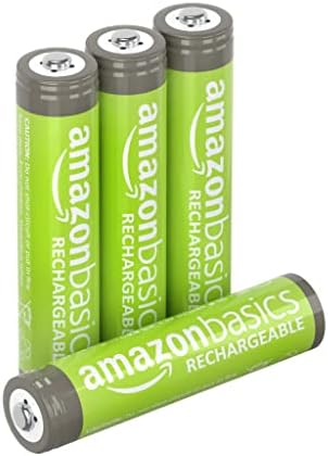 Amazon Basics AAA Rechargeable Batteries, Pre-charged - Pack of 8 (Appearance may vary)