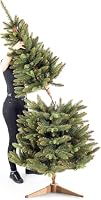 RESTILO Weihnachtsbaum künstlich 150 cm Premium Tannenbaum mit Holzständer – Ansicht 4