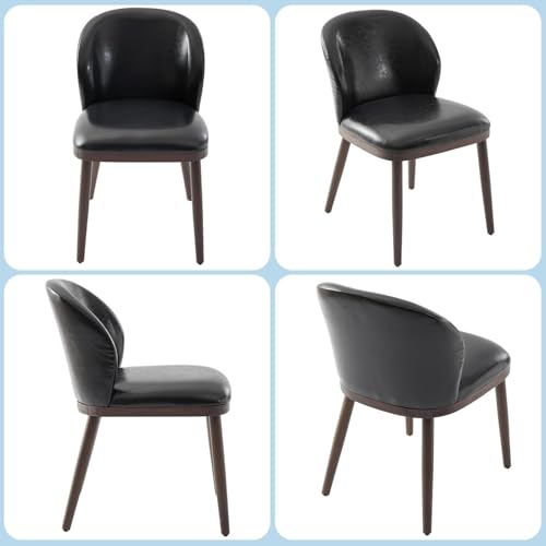 6-Piece Dining Chair Set Modern Upholstered Seats with Wood Legs, Ergonomic Back Support & 265lbs Heavy-Duty Capacity for Kitchen, Dining Room & Restaurant by JoanKaren - Image 3