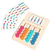 Spiele für Demenzkranke – Demenz Beschäftigung aus Holz, Farb-Memory Gedächtnisspiel mit 12 Karten, Aktivierung & Demenz Aktivitäten für Senioren, Motorik & Erinnerungstraining, leicht greifbar