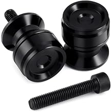 PBYMT 6MM Swingarm Spools, Sliders Stand CNC Universal M6 Black Compatible with YZF R7 R1 R3 R6 R6S YZF600R FZ1 FZ6 FZ6R FZ8 FJ09 FZ09 FZ10 MT09 MT10 XSR900 FJR1300 XTZ1200 RSV4 821 899 959