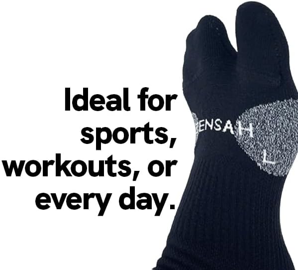 Zensah Compression Bunion Sport Socks - Bunion Relief Corrector Socks with Big Toe Separator - Image 5