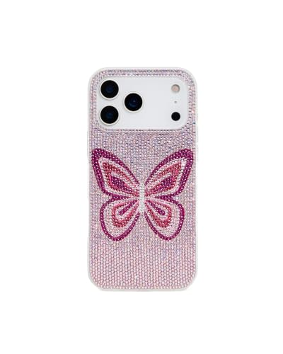 Image of JW PEI Butterfly Rhinestone Phone Case - Pink