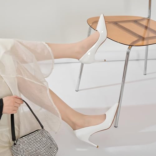 Image of Women's Low Kitten Heel Pumps Classic Fashion Dress Pumps Simple Heeled Shoes for Office Work