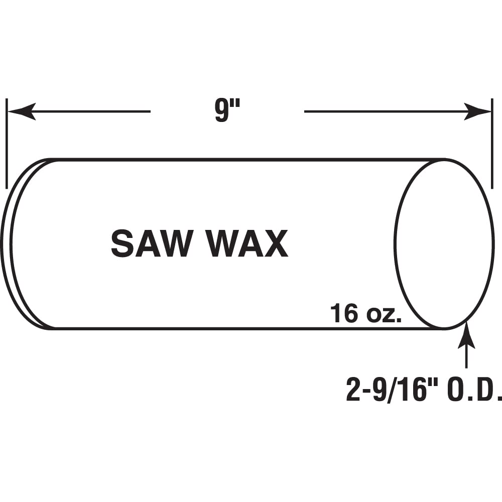 Prime-Line P 7931 Saw Blade Wax, 16 oz. Tube (Single Pack)