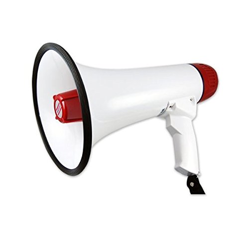 Portable Megaphone - Siren - Full Size with Big Sound