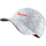 NIKE Golf Classic 99 Limited Edition U.S. Open Golf Snapback Hat Just Do It (White/Rush Coral)