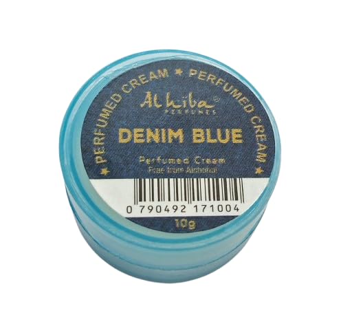 Alhiba Denim Blue Perfumed Cream - 10g | premium long lasting solid perfume (pack of 1)-image-39
