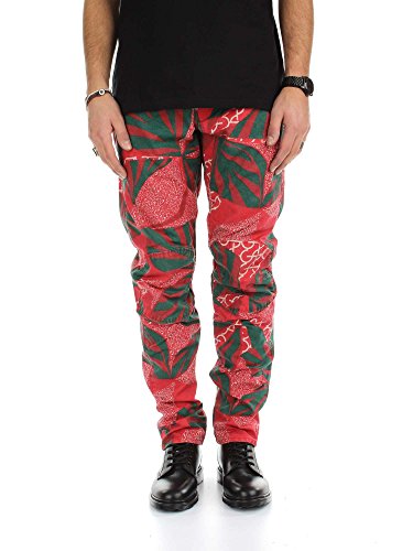 G-STAR Raw Men's 5622 Elwood Uncovered 3D in Camafrican, Pompeian Red/Burned Red/Algreen Allover, 32x30