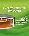 INTEX 28433EP PureSpa Bubble Deluxe Spa Set: Includes Energy Efficient Spa Cover – 120 Bubble Jets – Octagonal Design – 4 Person Capacity – 71