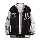 【Incarnez l'Esprit Iconique du Style Universitaire Américain】 Adoptez un look légendaire avec cette veste de baseball. C'est plus qu'un vêtement, c'est un symbole de style décontracté, jeune et intemporel qui apporte une touche d'authenticité à votre garde-robe.