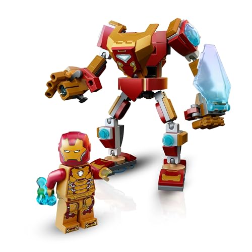 76203 Super Heroes Armatura Mech Iron Man, 7+ anni - Lego - Immagine 4