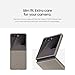 Samsung Galaxy Z Flip7 Kindsuit Phone Case, Textured Feel, Protective Cover, Soft Inner Lining, US Version, Taupe