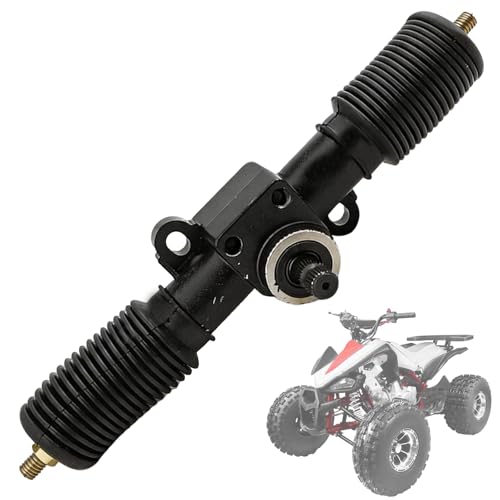 Image of Go Kart Steering Gear Rod Rack, Metal 325mm M10 Power Steering Gear Rack Pinion Shaft, Suitable for Buggy Quad ATV Go Kart Golf Cart UTV Wheeler Tricycle Accessories