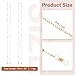 PATIKIL Eye Glasses Holders Around Neck, Silver, Gold Metal Bead Eyeglasses Strap Fashion Stylish Beaded Lanyard Glasses Chain for Women Sunglasses Old Lady Glass, 1 Pcs