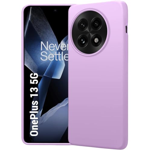 Image of LIRAMARK Liquid Silicone Soft Back Cover Case for OnePlus 13 /1+13 5G (Lavender)